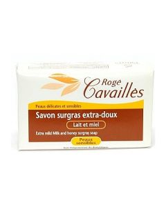 Rogé Cavailles Savon Surgras Extra Doux Lait et Miel 250g