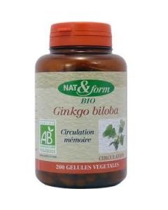 Nat&Form Ginkgo Biloba Bio 200 Gélules
