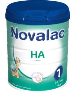 Novalac Lait Ha 1er Âge Hypoallergénique 800g