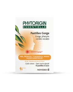 Novodex Phytorigin Essentielle Pastilles Gorge 15 Pastilles