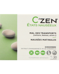 C'zen Etats Nauséeux Comprime 30