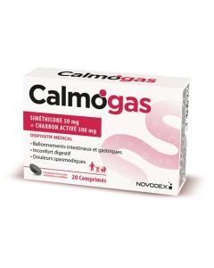 Novodex Calmogas 20 Comprimés