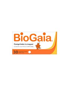 Biogaia Probiotique Système Digestif Citron 30 Comprimés