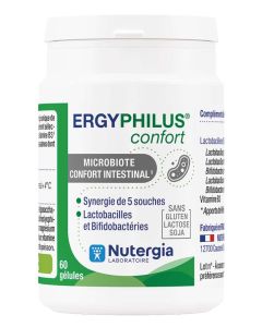 Nutergia Ergyphilus Confort Probiotiques Confort Intestinal 60 gélules