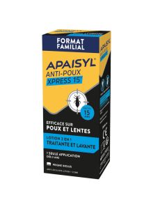 Apaisyl Xpress Lotion Traitante Et Lavante Poux Et Lentes 200ml