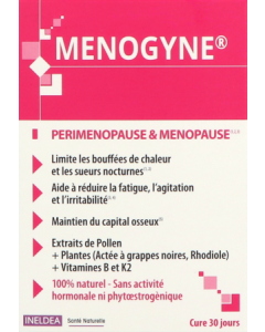 Ineldea Sante Naturelle Ménogyne Pré Ménopause/Menopause Gélules x60