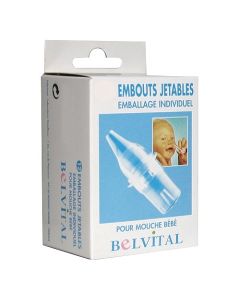 Belvital Embouts Jetables  Pour Mouche Bébé  X 20