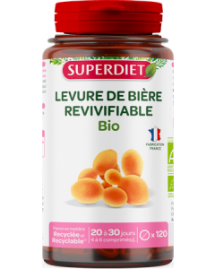 Superdiet Levure De Bière Bio Comprimés x120