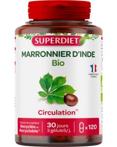 Superdiet Marronnier D'Inde Bio 120 gélules