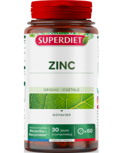 Superdiet Zinc Comprimés x60