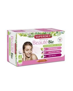 Superdiet Protocole Beauté Bio - 30 Ampoules de 15ml