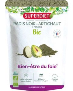 Superdiet Radis Noir-Artichaud Bio Poudre 150 g