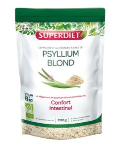 Superdiet Psyllium Blond Bio - Téguments 200 G