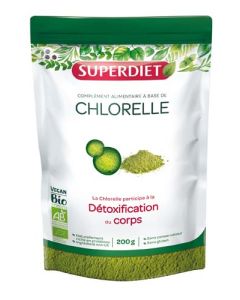 Superdiet Chlorelle Bio - Poudre 200 G