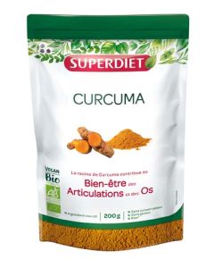 Superdiet Curcuma Bio - Poudre 200 G