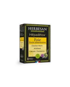 Herbesan Hepadetox 30 Gélules
(Ancienne Formule En 45 Gélules)