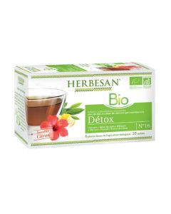 Herbesan Infusion Chicoree Détox Bio 20 Sachets