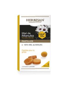 Herbesan Pastilles Miel de Manuka IAA10+
