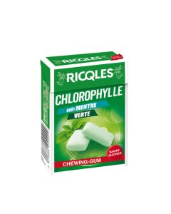Ricqles Chlorophylle Chewing Gum Sans Sucre - Etui De 29G
