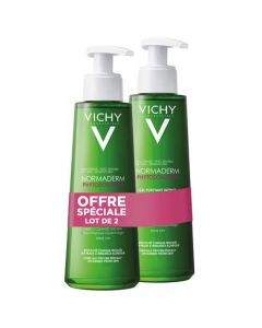 Vichy Normaderm Phytosolution Gel Purifiant Intense 2X400 ml