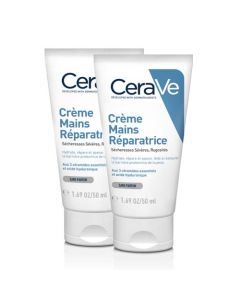 CeraVe Crème Mains Réparatrice 2 x 50 ml