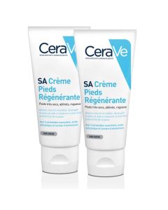CeraVe SA Crème Pieds Régénérante 2x88ml