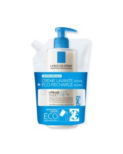 La Roche-Posay Lipikar Syndet Crème Lavante 400ml + Eco-Recharge 400ml