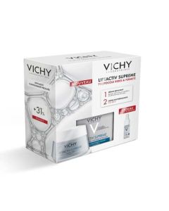 Vichy Coffret Liftactiv Supreme Crème Jour Peaux Sèches 50 ml et Sérum Ha Filler 10 ml Offert