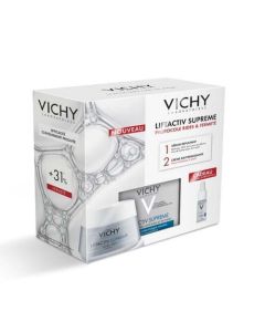 Vichy Coffret Liftactiv Supreme Crème Jour Peaux Normales à Mixtes 50 ml et Sérum Ha Filler 10 ml Offert