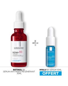La Roche-Posay Sérum Rétinol B3 Anti-Rides 30ml + Sérum Hyalu B5 10ml