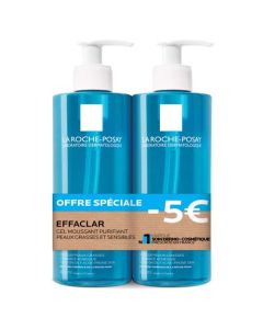 La Roche-Posay Effaclar Gel Moussant Purifiant 2x400ml