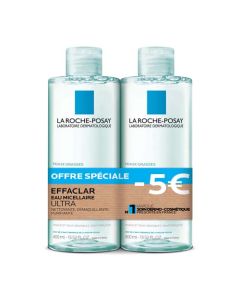 La Roche-Posay Effaclar Eau Micellaire Purifiante 2x400ml
