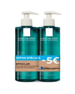 La Roche-Posay Effaclar Gel Purifiant Micropeeling 2x400ml