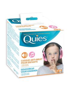 Quies Casque Rose Anti-Bruit