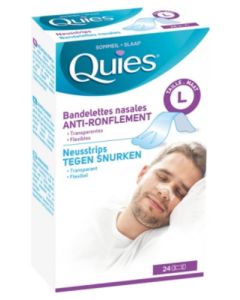 Quies Anti-Ronflement Bandelette Grande Taille x24