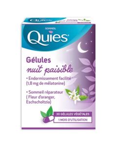 Quies Gélules Sommeil Nuit Paisible 30