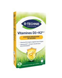 B-Technie Vitamines D3 K2 60 comprimés