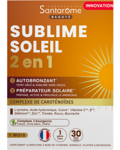 Santarome Sublime Soleil 2en1 Gélules x30