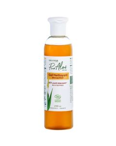 Pur'Aloé Vera Gel Nettoyant Démaquillant Bio 87% 250ml