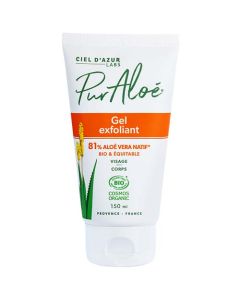 Pur'Aloé Vera Gel Exfoliant Visage et Corps 81% Bio 150ml
