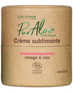 Pur'Aloé Premium Crème Sublimante Visage et Cou Bio 45ml