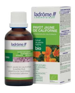 Ladrome Extrait de Plantes Fraiches Bio Pavot Jaune Californie 50ml