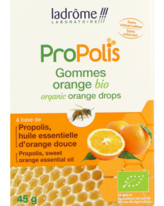 Ladrome Propolis Gomme Orange Bio 45g