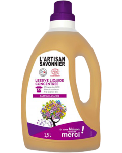Artisan Savonnier Lessive Liquide Concentrée Bio 1,5L