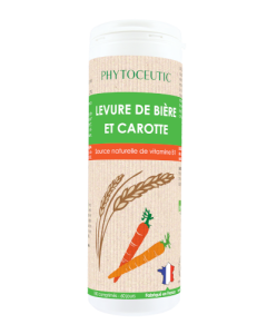 Phytoceutic Levure de bière et Carotte 180 comprimés