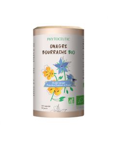 Phytoceutic Huile Onagre Bourrache Bio 120 Capsules 