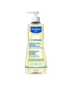 Mustela Stelatopia Huile Lavante Au Tournesol Bio Peau à Tendance Atopique 500 ml