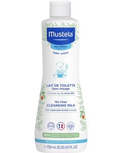 Mustela Lait De Toilette Sans Rinçage à L'Avocat Bio 750 ml