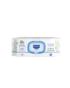 Mustela Lingettes Nettoyantes à l'Avocat BIO 70 Lingettes