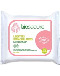 Biosecure Lingettes Démaquillantes x25